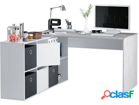 Escritorio HABITDESIGN Adapta XL (Blanco Artik - Gris