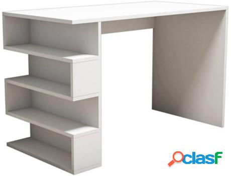 Escritorio HOMEMANIA Computador Limber Blanco (120x60x75cm -