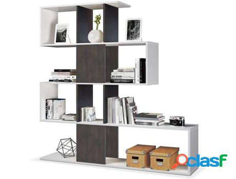 Estante HABITDESIGN Blanco Artik - Óxido (Melamina - 145 x