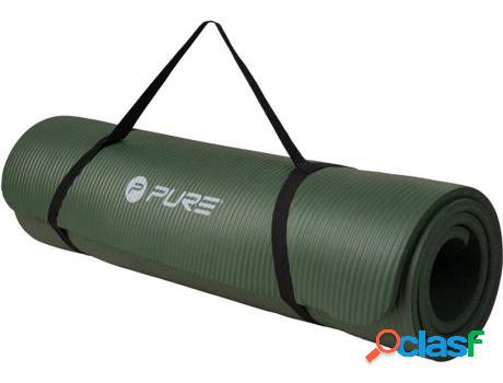 Esterilla de Yoga PURE2IMPROVE NBR Verde (180x80x1.5cm -