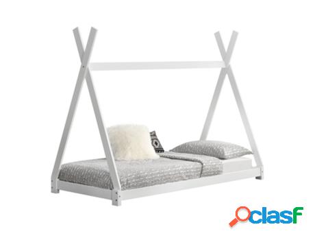 Estructura de Cama Infantil EN.CASA (Blanco - Madera -