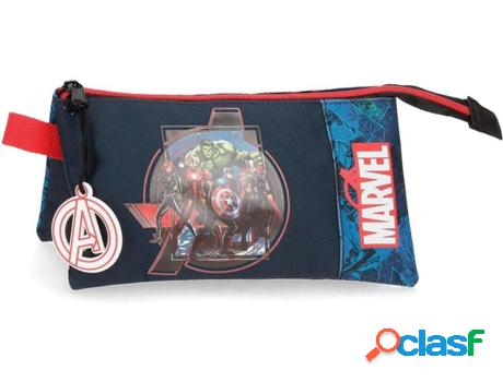 Estuche MARVEL Los Vengadores On The Warpath Azul (22x12x5
