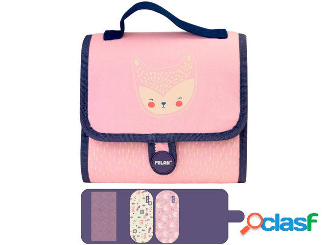 Estuche MILAN Pink (22x20.5x9cm)