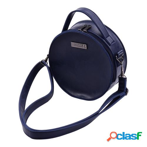 Estuche blando portátil elegante con forma de círculo de