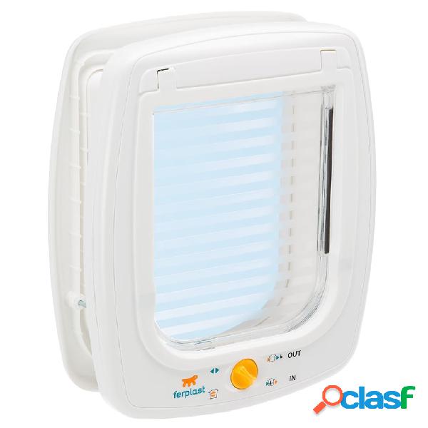 Ferplast Puerta para gatos manual 4 vías Swing 9 SET blanca