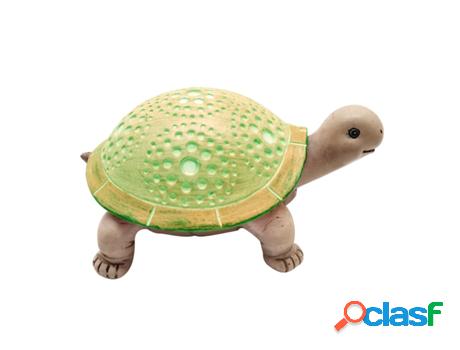 Figura Tortuga Verde de Resina 8X12X16cm Decoración Hogar