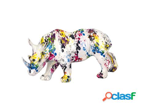 Figura de Animal Multicolor de Resina 17*12*33cm