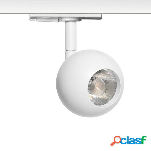 Foco carril monofásico sky rail led blanco 10w cri>93