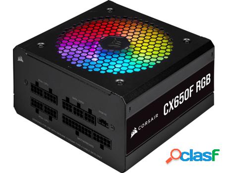 Fuente de Alimentación CORSAIR CX650F RGB (Modular - 650 W