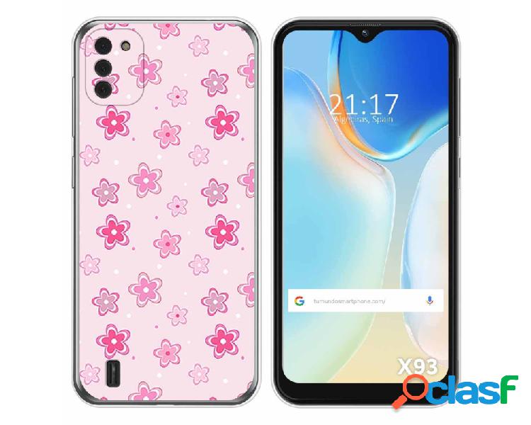 Funda para Doogee X93 TUMUNDOSMARTPHONE Dibujos Flores