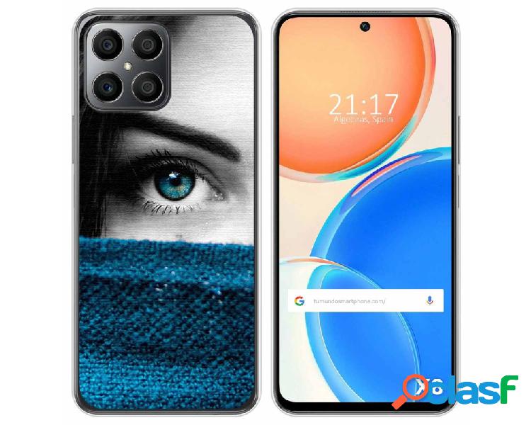 Funda para Huawei Honor X8 TUMUNDOSMARTPHONE Dibujos Ojo