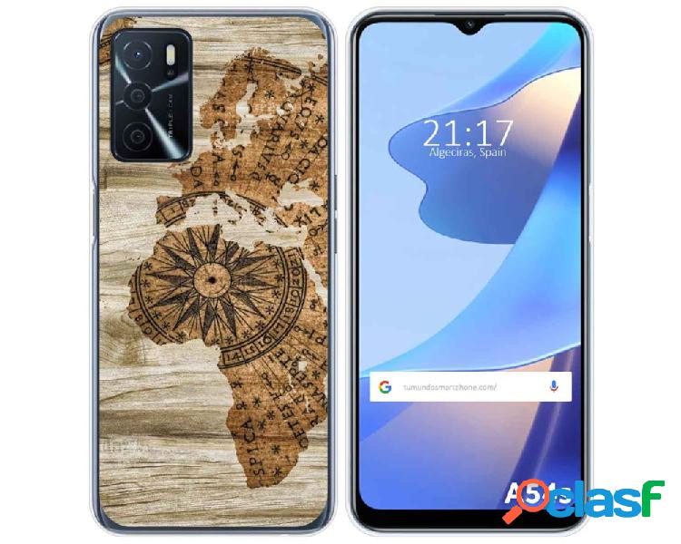 Funda para Oppo A54s TUMUNDOSMARTPHONE Dibujos Madera 07