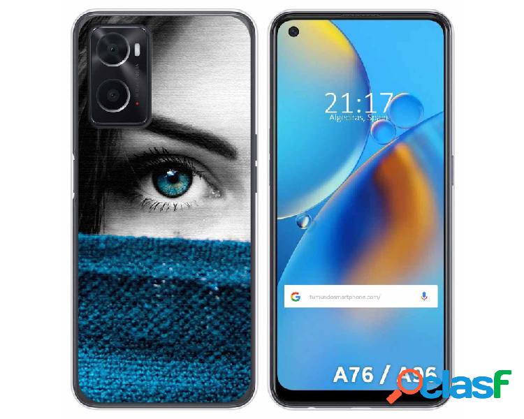 Funda para Oppo A76 / A96 TUMUNDOSMARTPHONE Dibujos Ojo