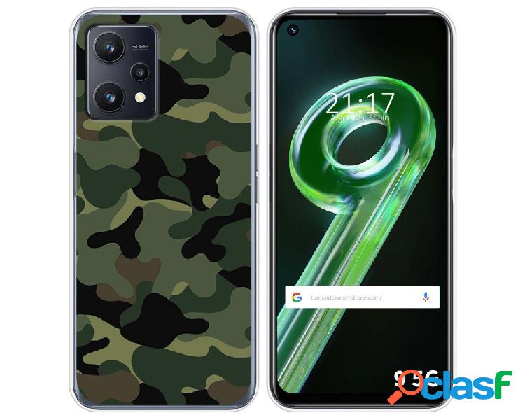 Funda para Realme 9 5G TUMUNDOSMARTPHONE Dibujos Camuflaje