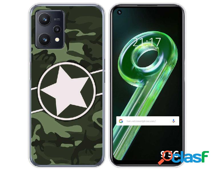 Funda para Realme 9 5G TUMUNDOSMARTPHONE Dibujos Camuflaje