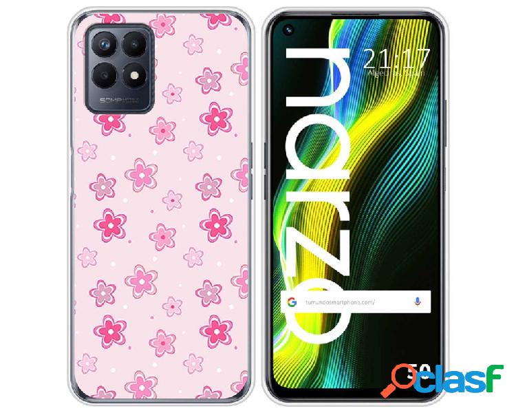 Funda para Realme Narzo 50 TUMUNDOSMARTPHONE Dibujos Flores