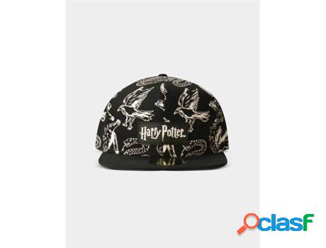 Gorra HARRY POTTER Harry Potter Símbolos B/N