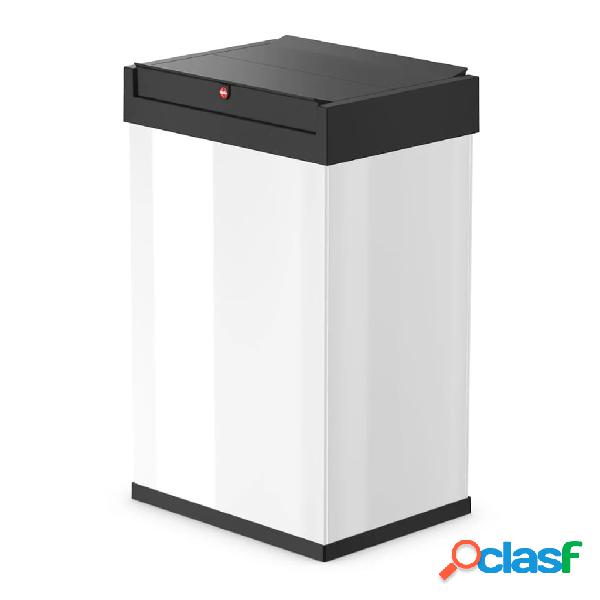 Hailo Cubo de basura Big-Box Swing tamaño L 35 L blanco