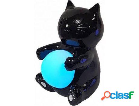 Huchas HOGAR Y MÁS Infantil Gato Con Luz Led