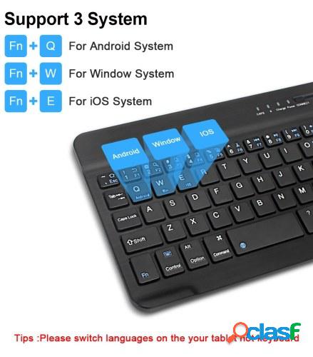 Interruptor de 3 sistemas Multi-idioma Tipo universal Laptop