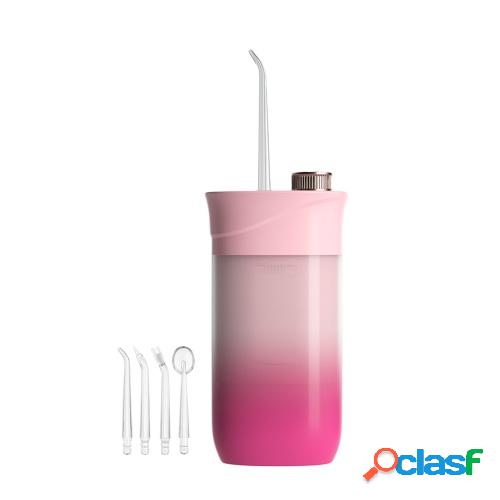 Irrigador oral inalámbrico con hilo de agua IPX7 Limpiador