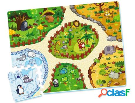 Juego Didácticos CB TOYS Alfombra puzzle zoo C&apos;Baby