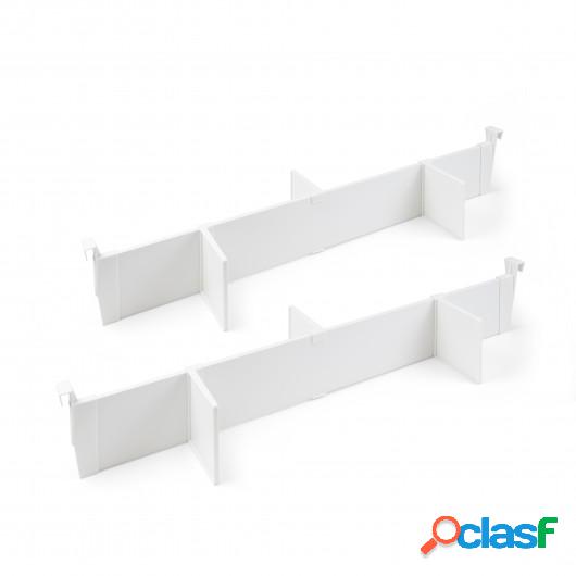 Juego de separadores de cajones ajustables, 900 mm,