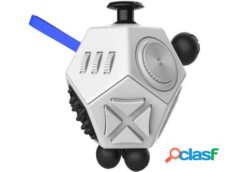 Juguete antiestrés INF Fidget Cube Blanco / negro