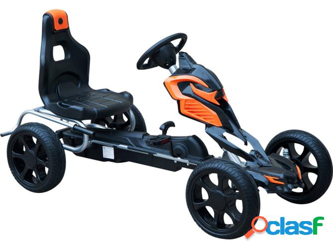 Kart HOMCOM Deportivo (Naranja - 122 x 60 x 70cm)