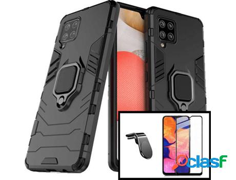 Kit Carcasa, Protector Cristal 5D Y Soporte Samsung Galaxy