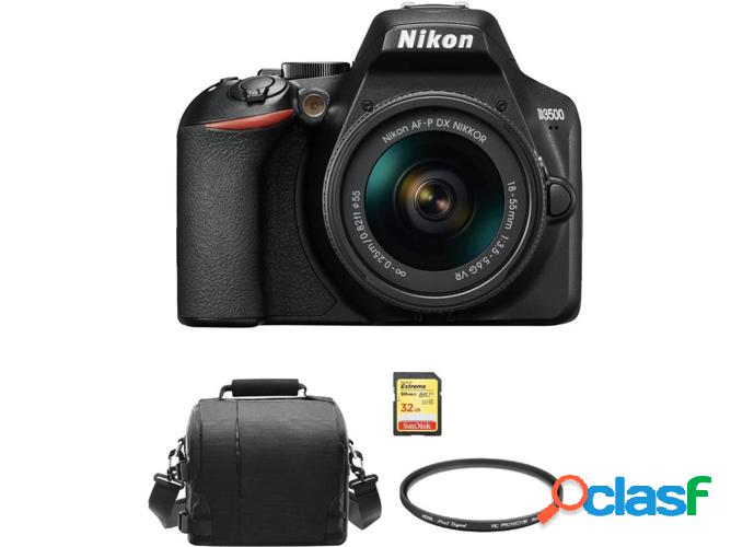 Kit Cámara Réflex NIKON D3500 AF-P 18-55mm F3.5-5.6G VR +