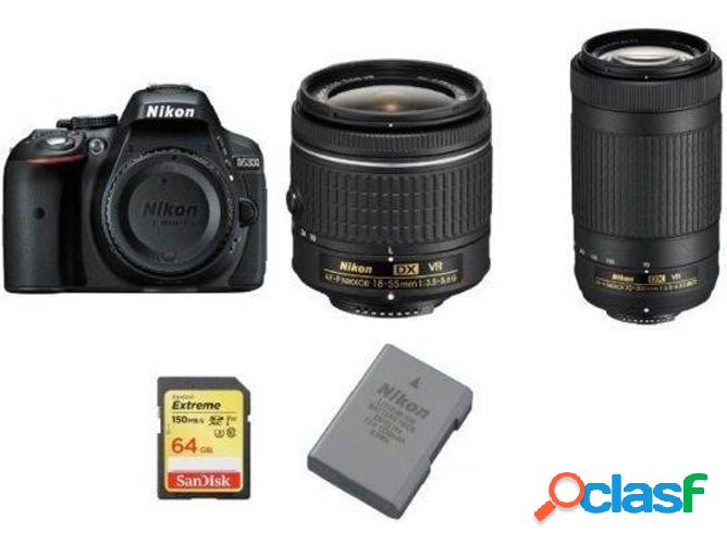 Kit Cámara Réflex NIKON D5300 AF-P 18-55MM F3.5-5.6G VR