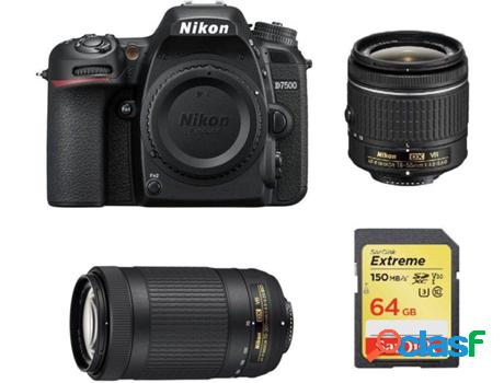 Kit Cámara Réflex NIKON D7500 AF-P 18-55MM F3.5-5.6G VR +