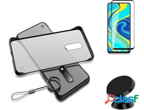 Kit Funda, Protector de Cristal Templado y Soporte Xiaomi