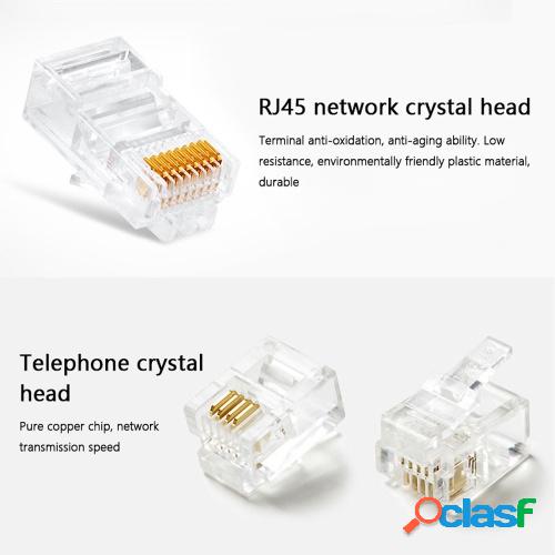 Kit de herramientas de alicates de reparación de red RJ45