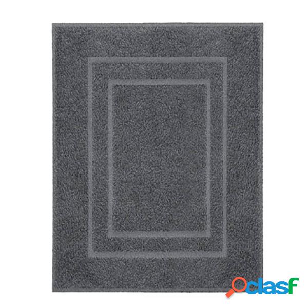 Kleine Wolke Alfombra de baño Plaza gris oscuro 60x80 cm