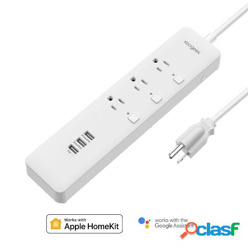 Koogeek Wi-Fi habilitado Smart Outlet Protector de