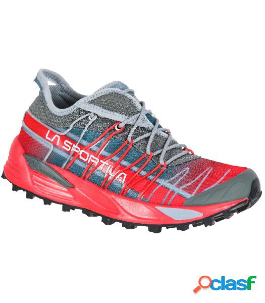 La Sportiva Mutant Gris-Rosa Mujer 41.5