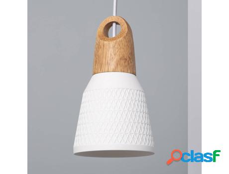 Lámpara de Suspensión LEDKIA Retilles (Blanco - E27 - 40