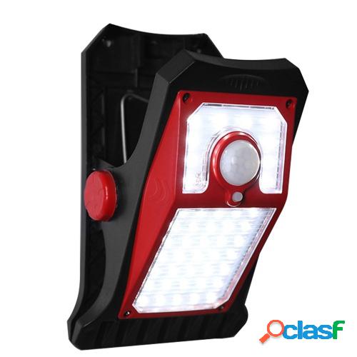 Lámpara de pared con marco de color de energía solar