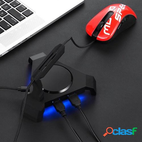 MOTOSPEED Q20 Gaming Mouse Bungee Cable Holder con 4 puertos