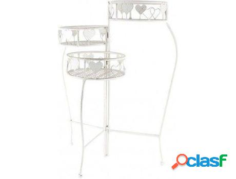 Macetero HOGAR Y MÁS Decorativo Grande Blanco Vertical De