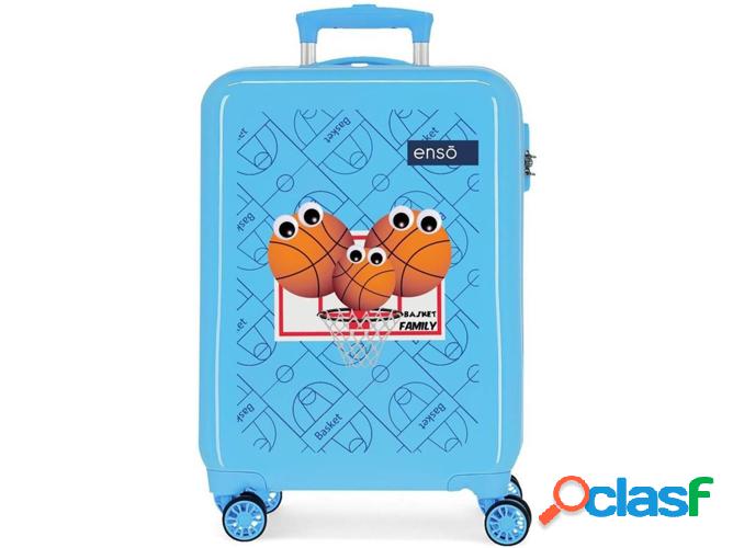Maleta de Cabina ENSO Basket Family Azul (38x55x20cm)