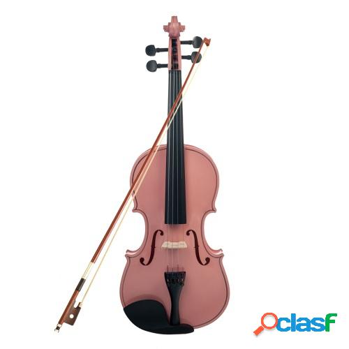 Material de madera de arce de violín 4/4 con bolsa de