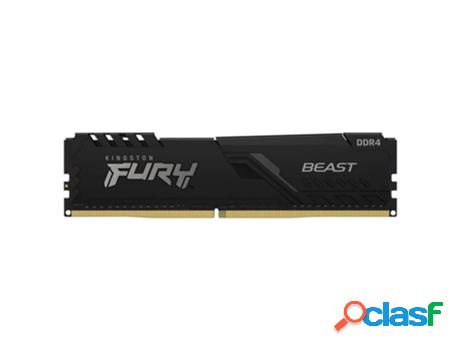 Memoria RAM DDR4 KINGSTON (1 x 8 GB - 3600 MHz - Negro)