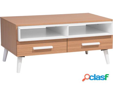Mesa de Centro Alloa (Marrón - Madera Contrachapada