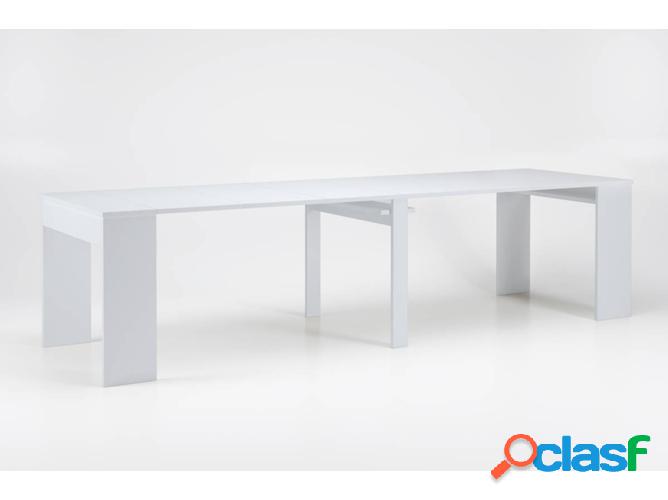 Mesa de Comedor SKRAUT HOME EX300BL2018S (Blanco -