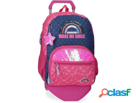 Mochila con Trolley MOVOM Glitter Rainbow (Multicolor - 33 x