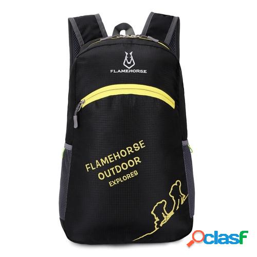 Mochila plegable ligera Mochila de senderismo resistente al