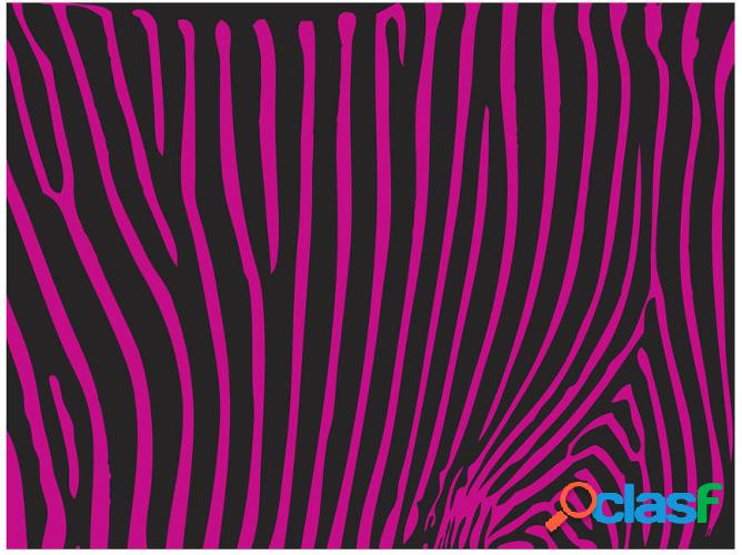 Papel Pintado ARTGEIST Zebra Pattern (Morado) (250x193 cm)